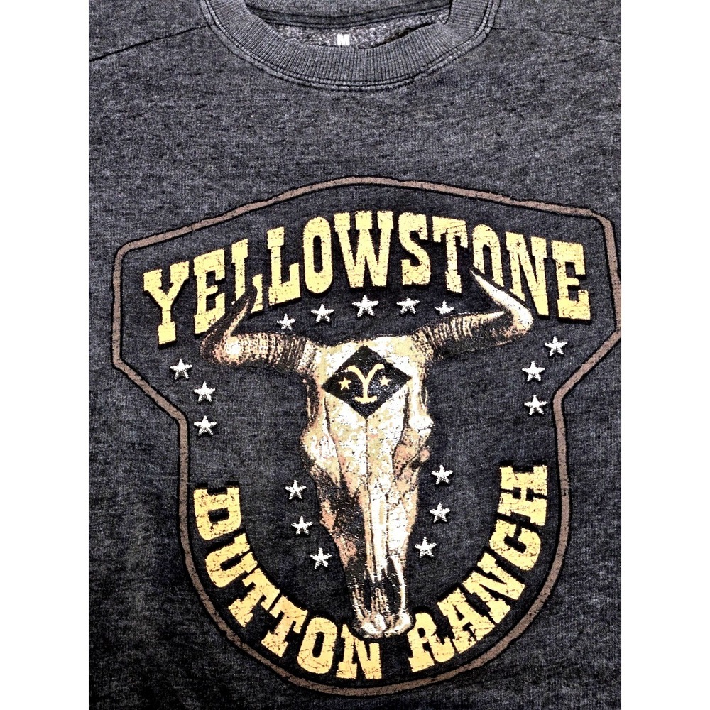 Yellowstone Dutton Ranch Sweatshirt Women's M Dark Gray NWT